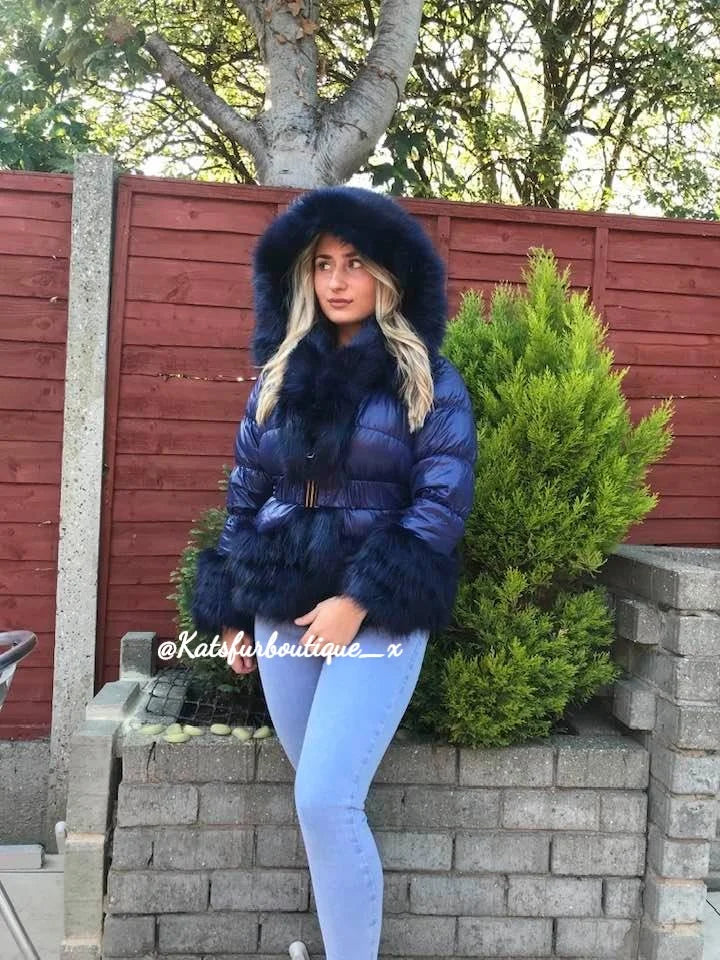 Romany fur 2025 puffer coat