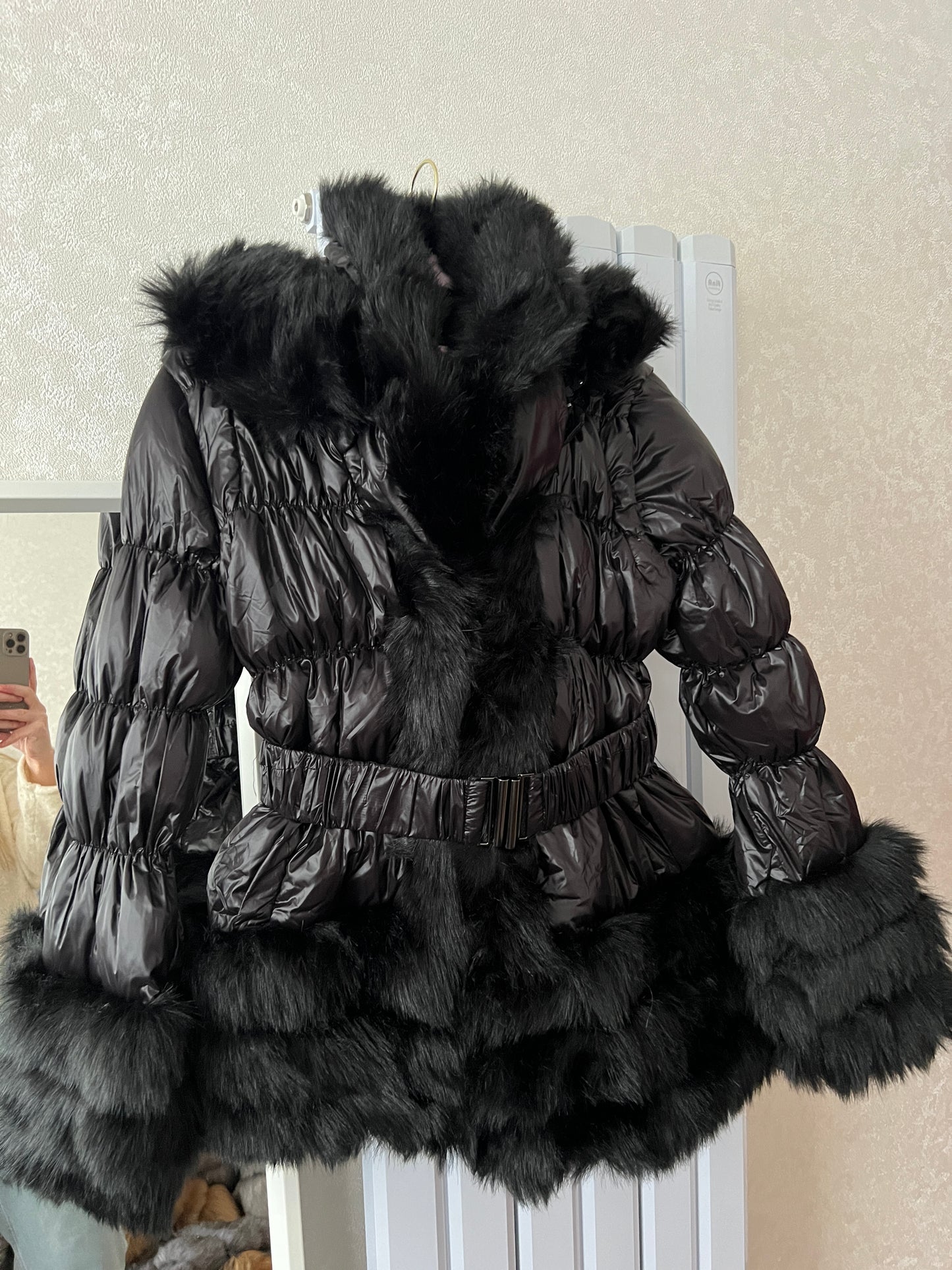 Black Romany Coat Size UK 8-10