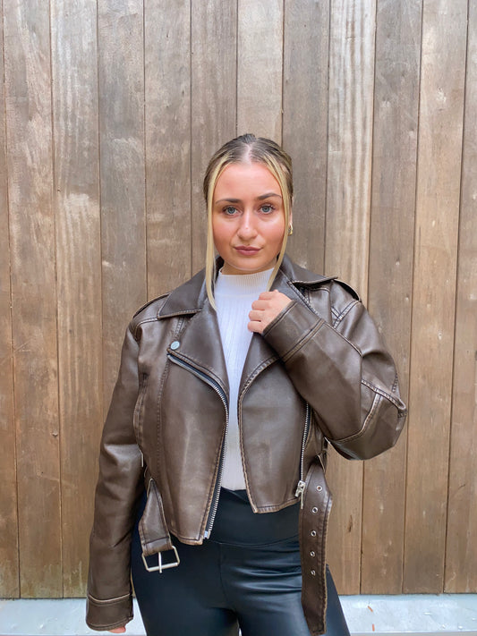 Espresso Leather Jacket