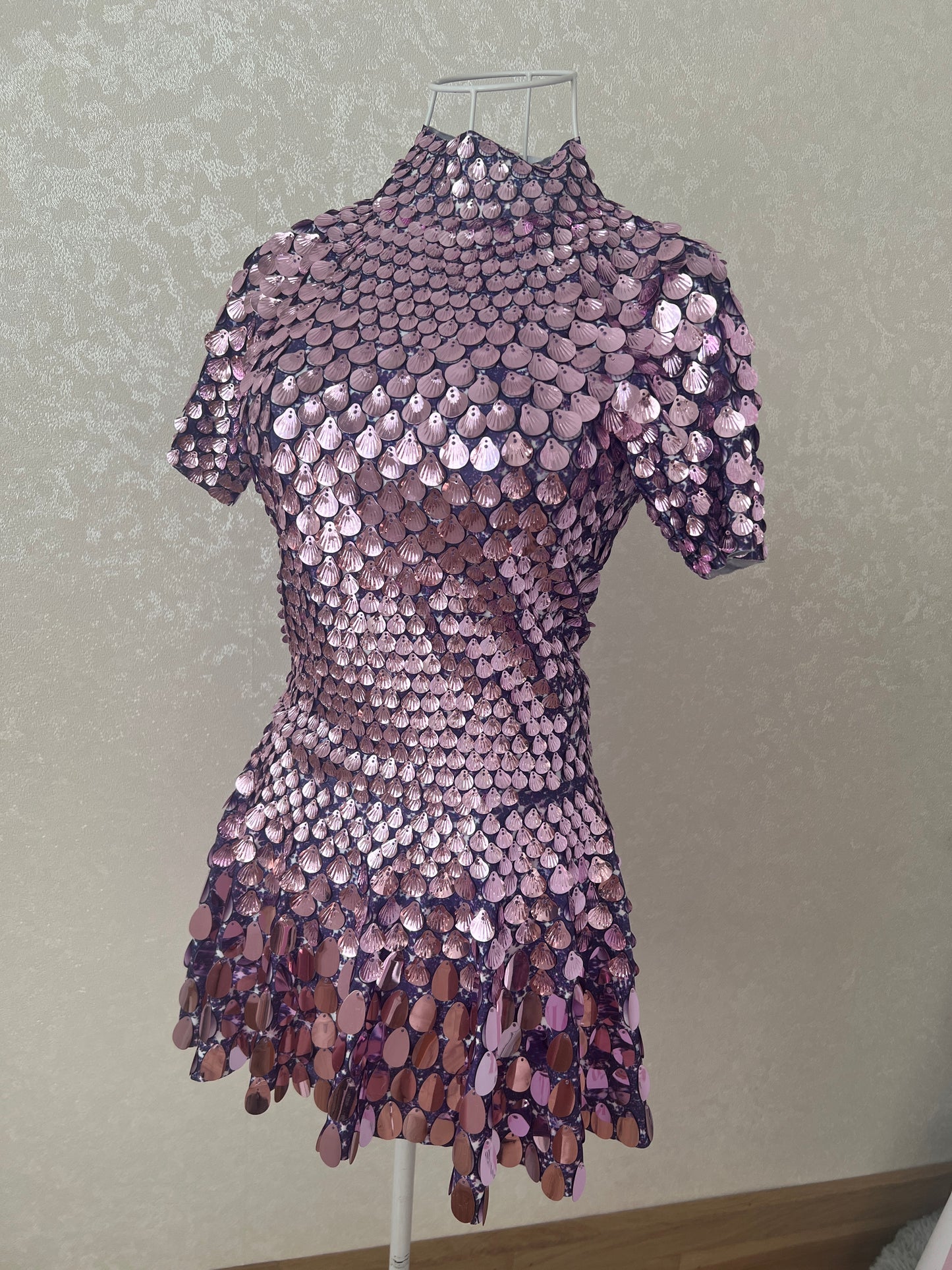 Premium Pink Sequin Dress