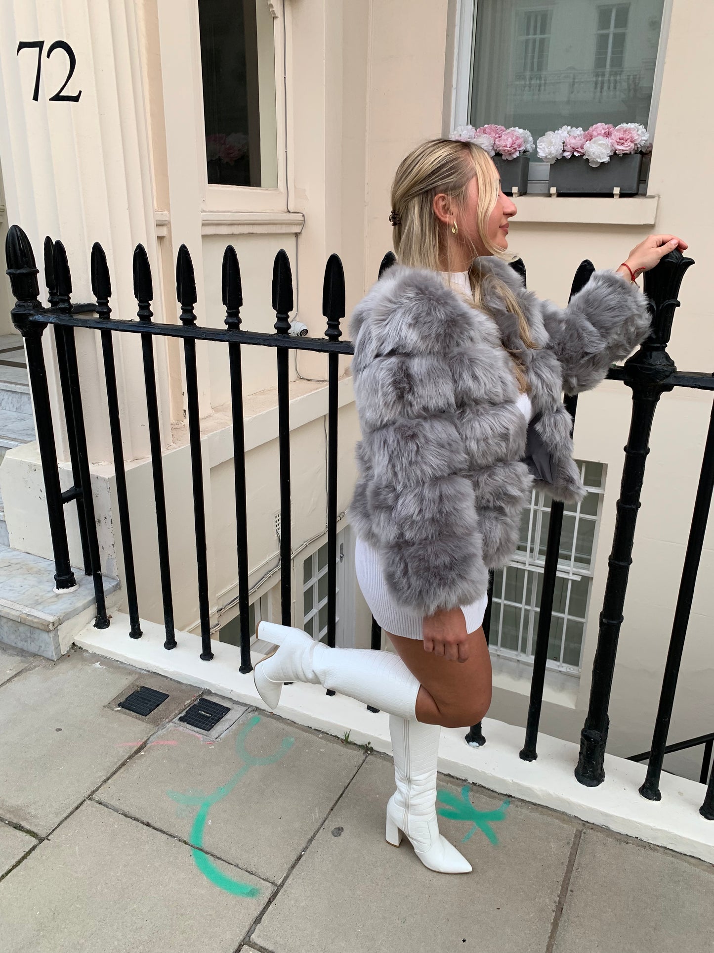 Light Grey 5-Row Coat