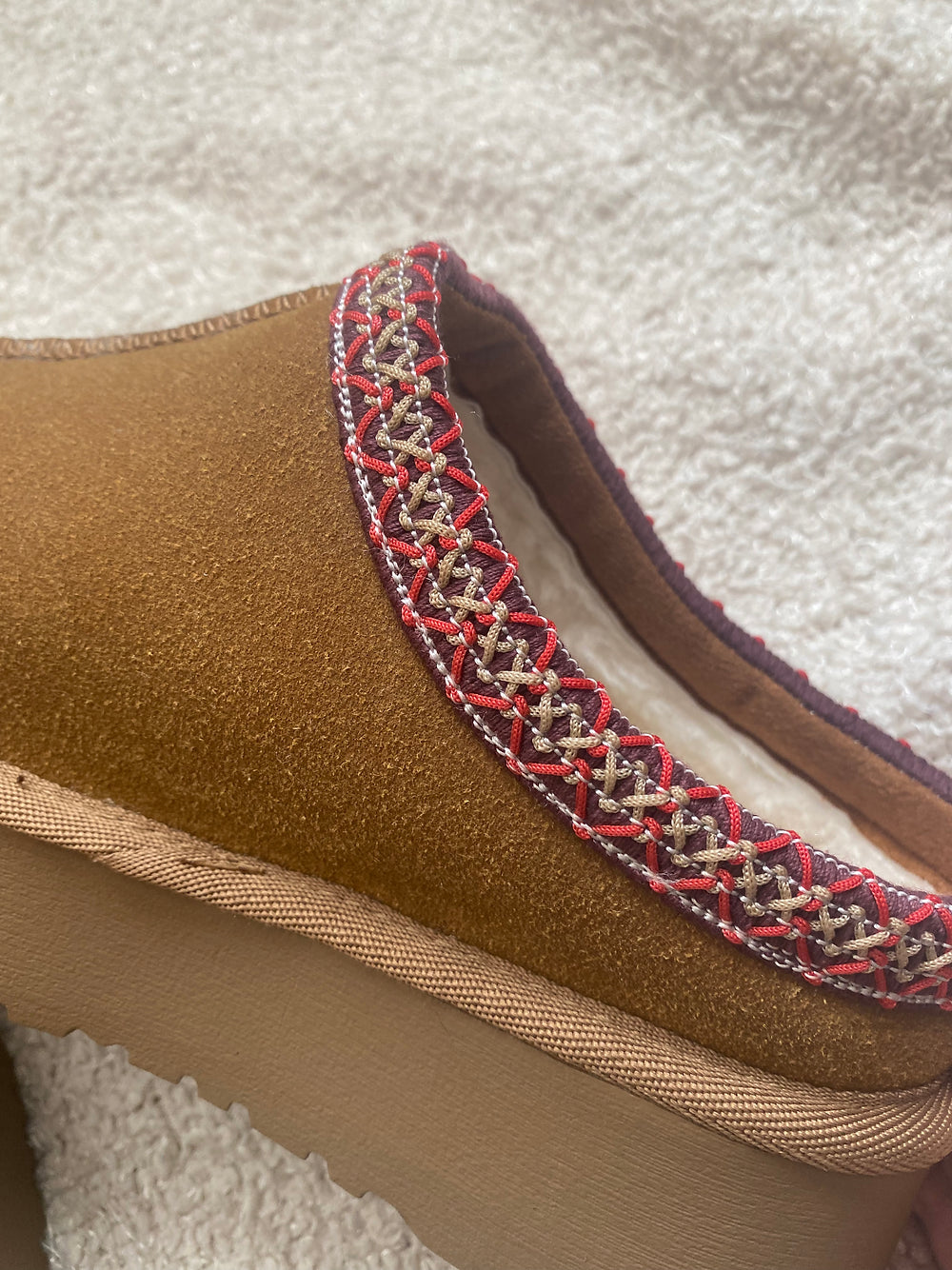 Brown Platform Slipper