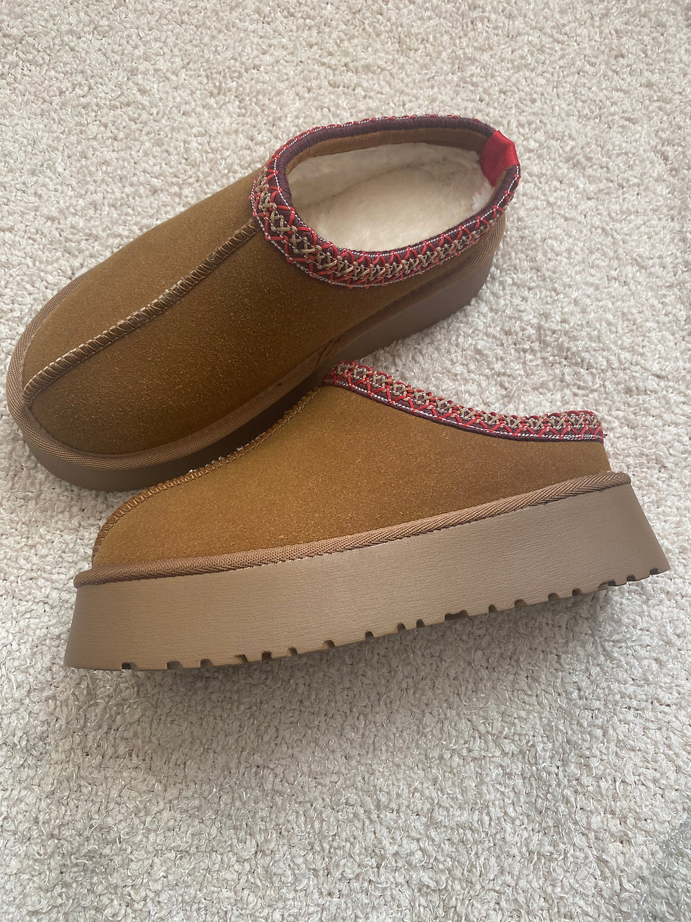 Brown Platform Slipper