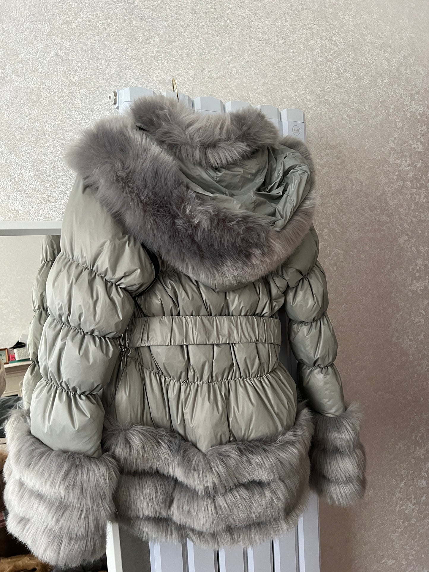 Light Grey Romany Coat Size UK 8-10