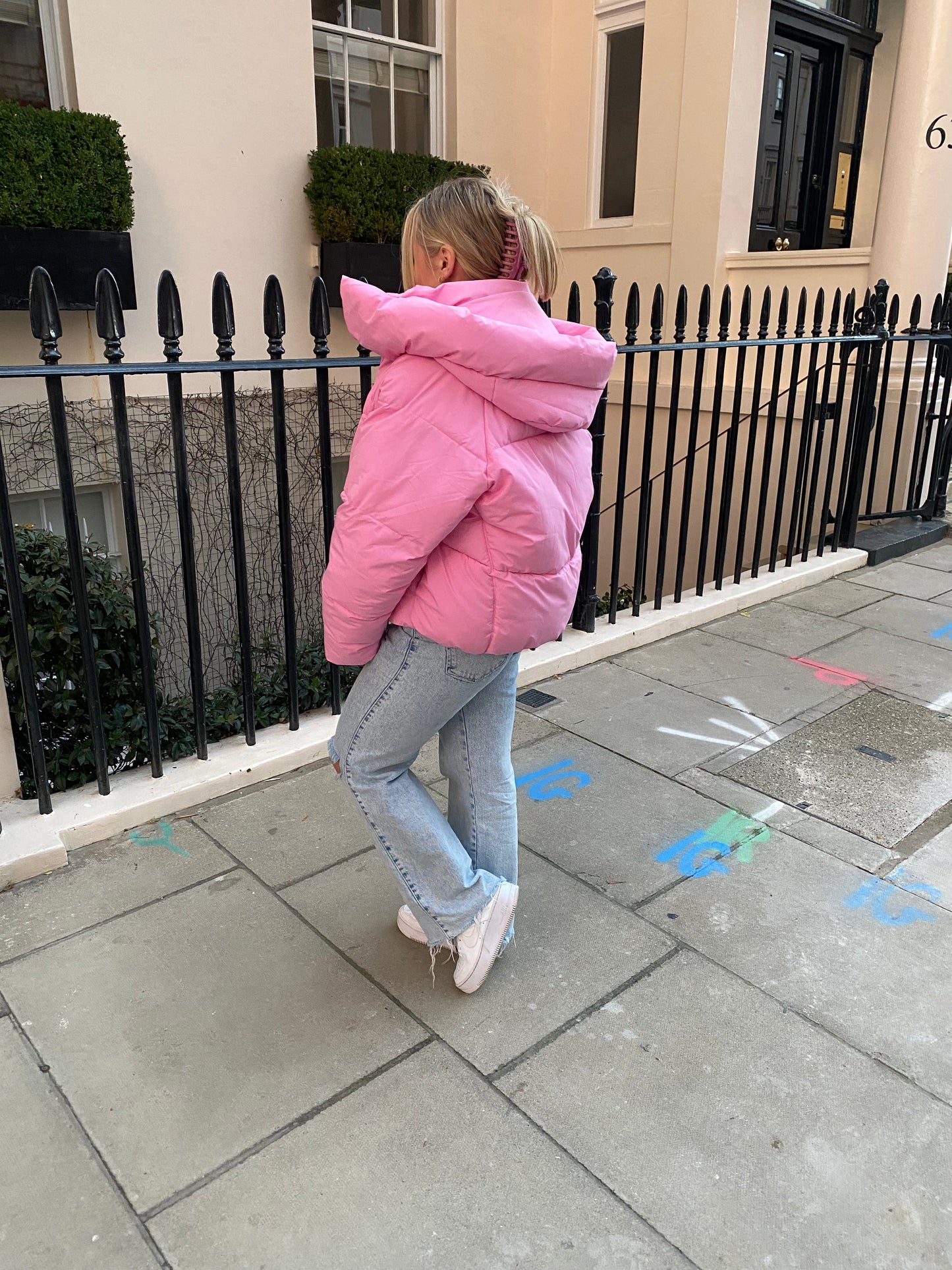 Pink Puffer Coat