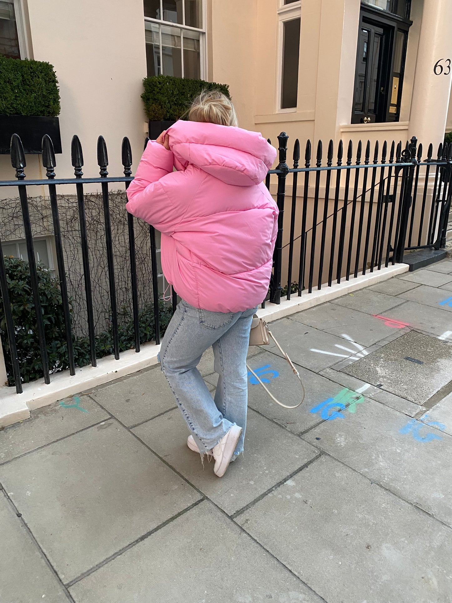Pink Puffer Coat
