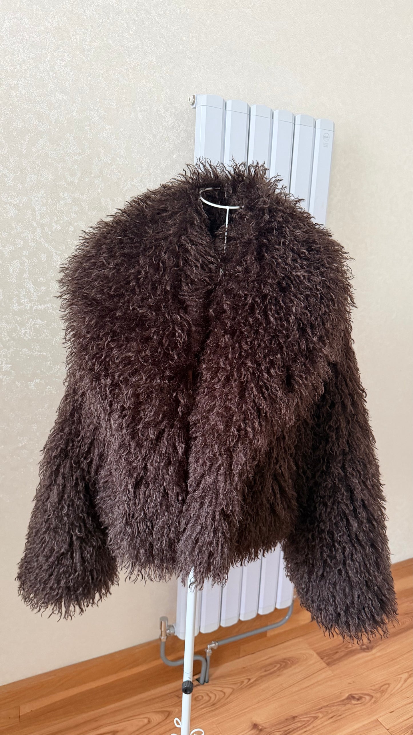 Brown Mongolian Fur Coat