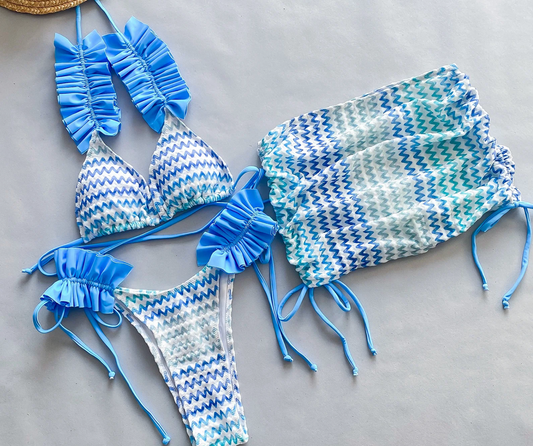 Blue Rara Bikini Set