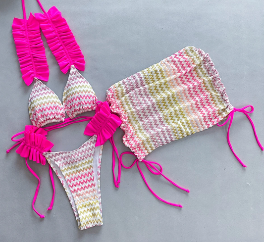 Pink Rara Bikini Set